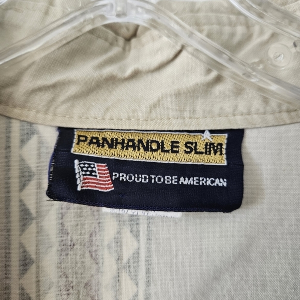 Panhandle Slim button down southwestern‎ Mens shirt Size XXL Vintage - Picture 4 of 8